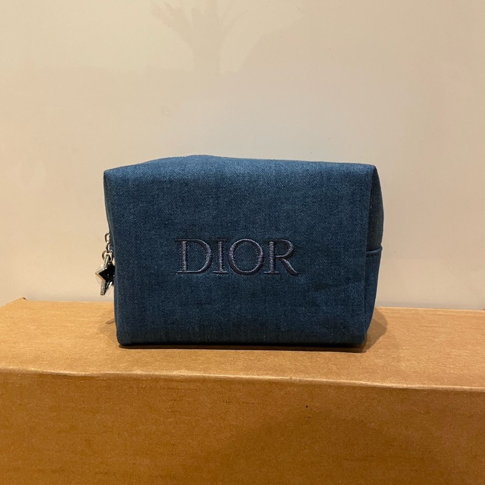 Dior Denim Beauty Bag